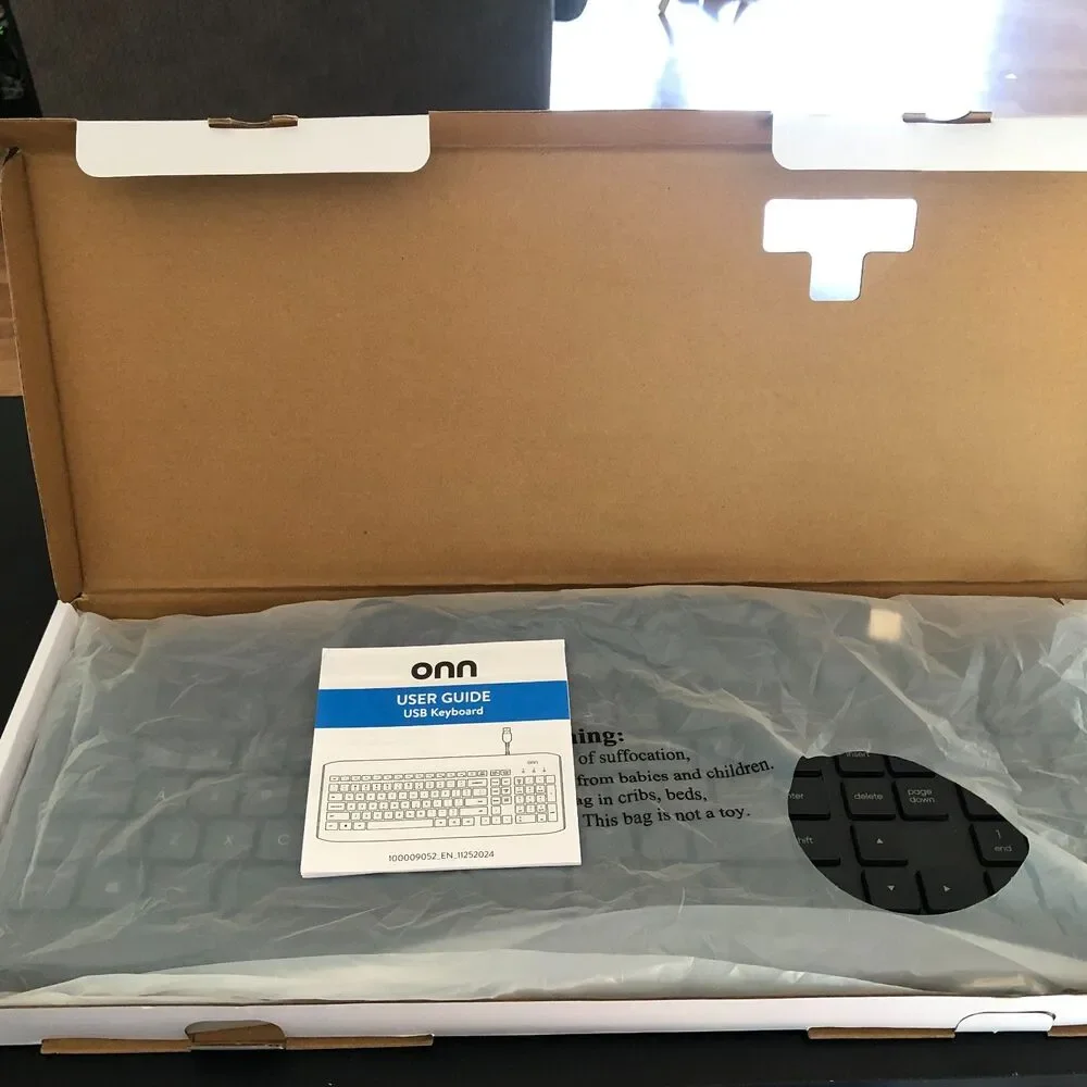 ONN Full-Size USB plug-in Keyboard.  Brand New in original packaging.